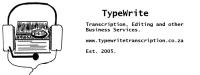 Typewrite Transcription and Typing Services CC image 12