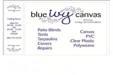Blue IVY Canvas image 1
