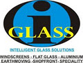 I glass logo