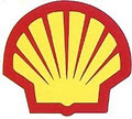 V+M Motors Shell Petrol Station logo