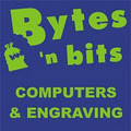 Bytes n bits computers logo