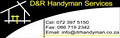 D&R Handyman Services logo