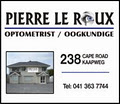 Pierre Le Roux Optometrist logo